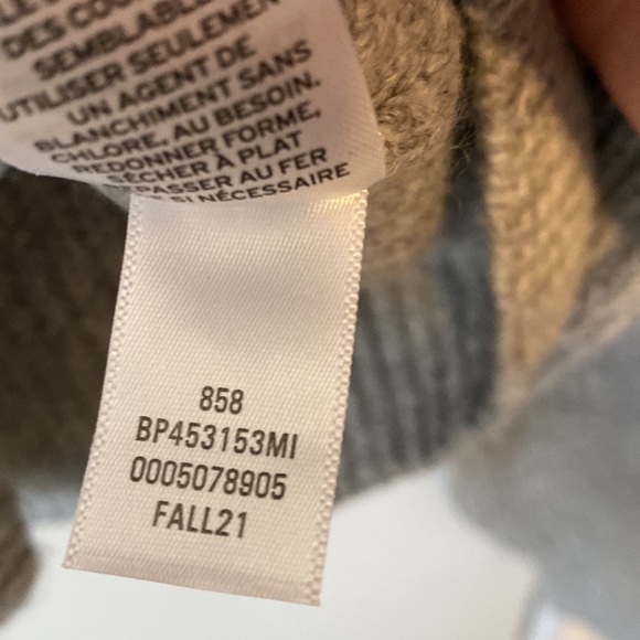 NWT BP gray cozy knit pullover sweater size xs - Picture 8 of 9